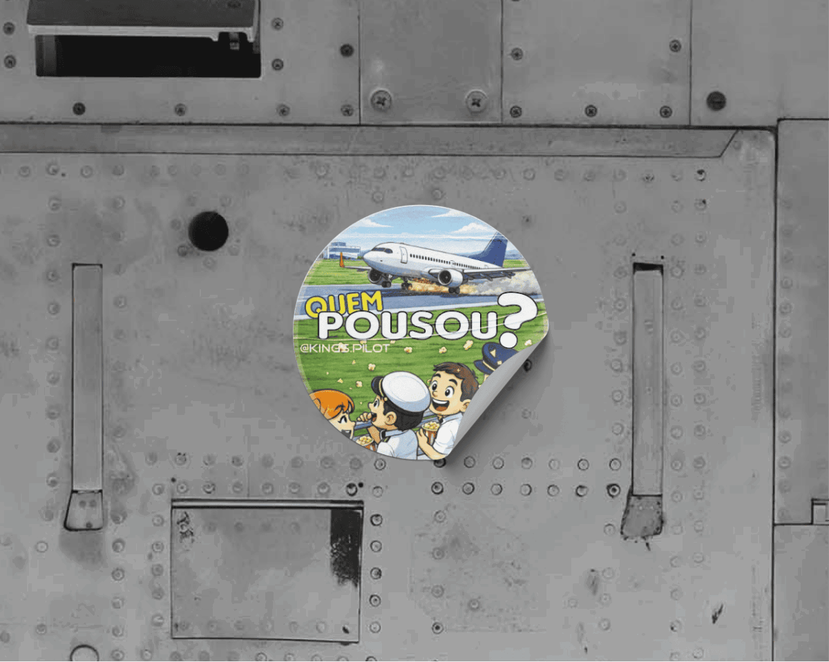 Adesivo Quem Pousou